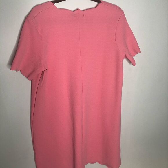 Boohoo Scalloped Edge Dress Plus Size - Picture 5 of 6